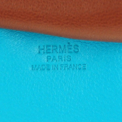 Hermes Bag Charm Milo Rodeo Horse Lambskin GM Bleu Azteque/Bleu Electrique/Fauve