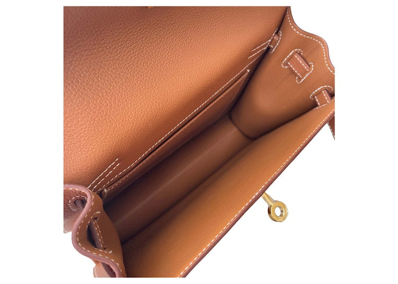 Hermes Bag Kelly Danse Gold