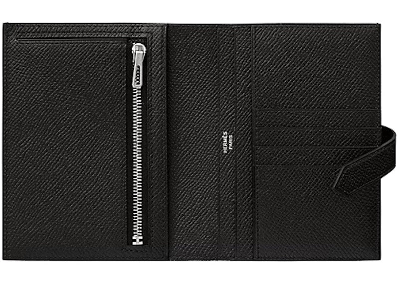 Hermes Bearn Compact Wallet Black