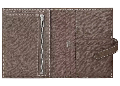 Hermes Bearn Compact Wallet Brown