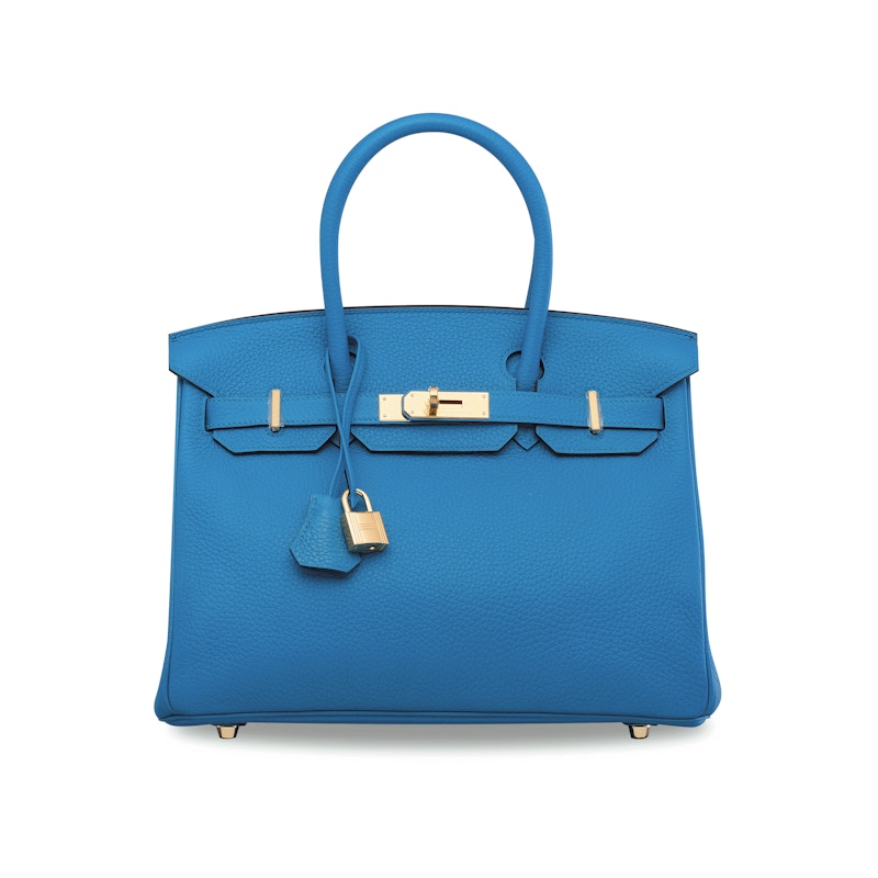 Hermes Birkin 30 Bleu Zanzibar