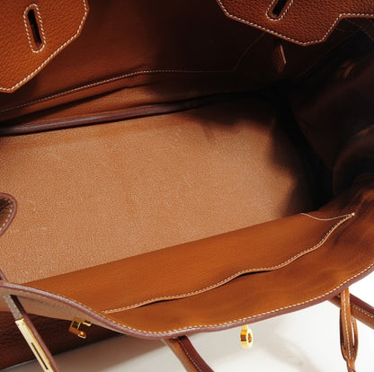 Hermes Birkin Clemence 35 Gold