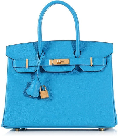 Hermes Birkin Epsom 30 Bleu Zanzibar