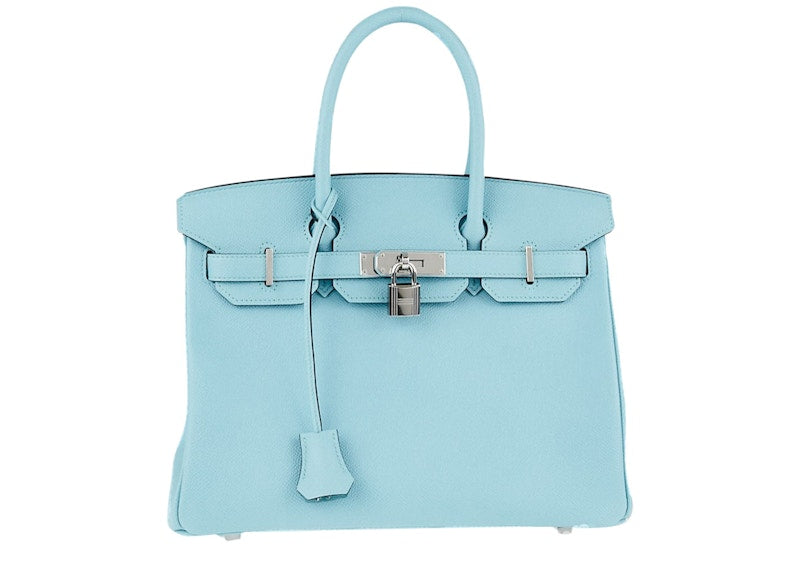 Hermes Birkin Epsom 30 Bleu Atoll