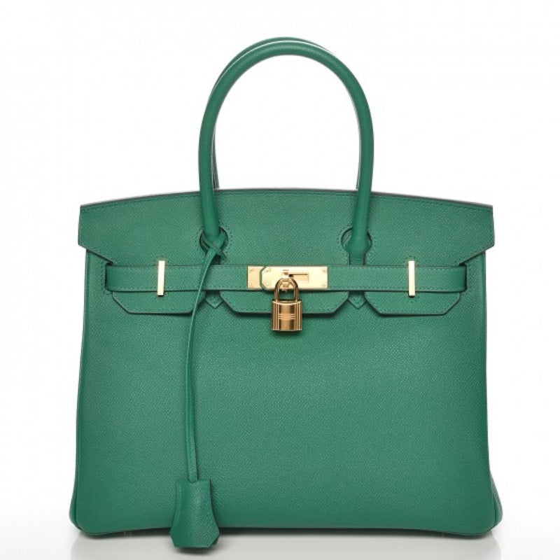 Hermes Birkin Epsom 30 Vert Vertigo