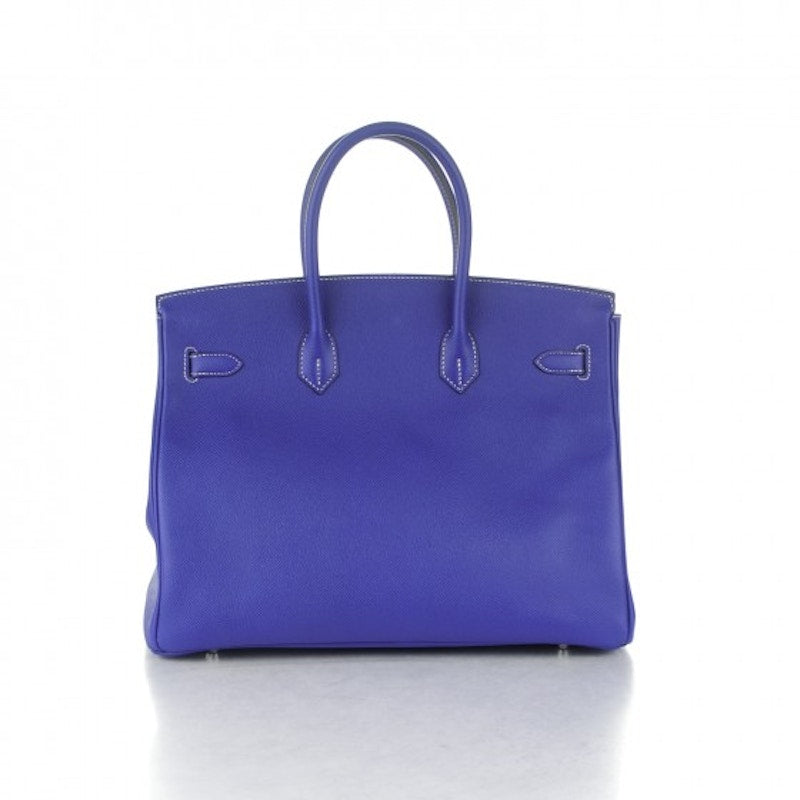 Hermes Birkin Epsom 35 Bleu Electrique/Mykonos