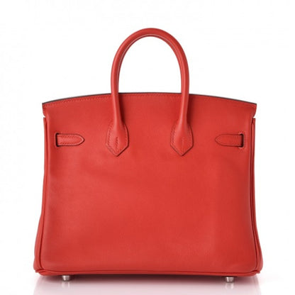 Hermes Birkin Swift 25 Rouge Tomate