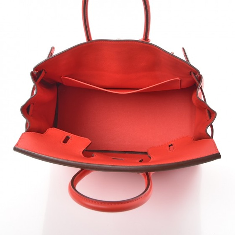 Hermes Birkin Swift 25 Rouge Tomate
