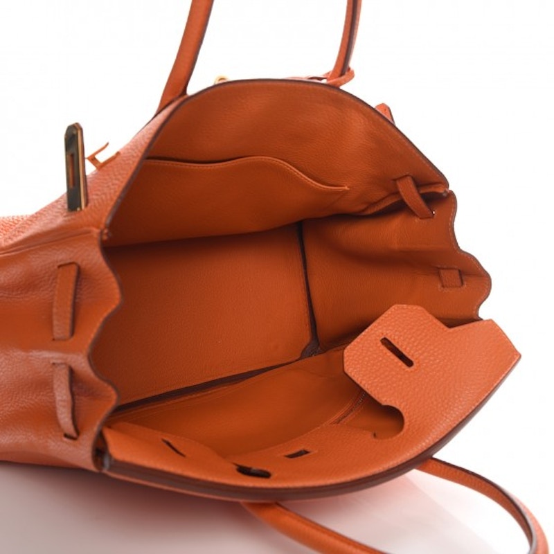 Hermes Birkin Togo 25 Orange