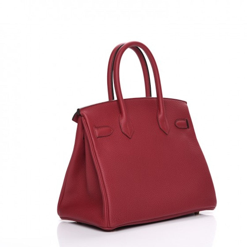 Hermes Birkin Togo 30 Rouge Grenat
