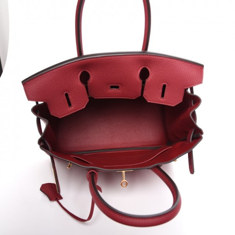Hermes Birkin Togo 30 Rouge Grenat