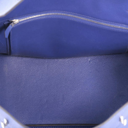 Hermes Birkin Togo 35 Bleu Electric