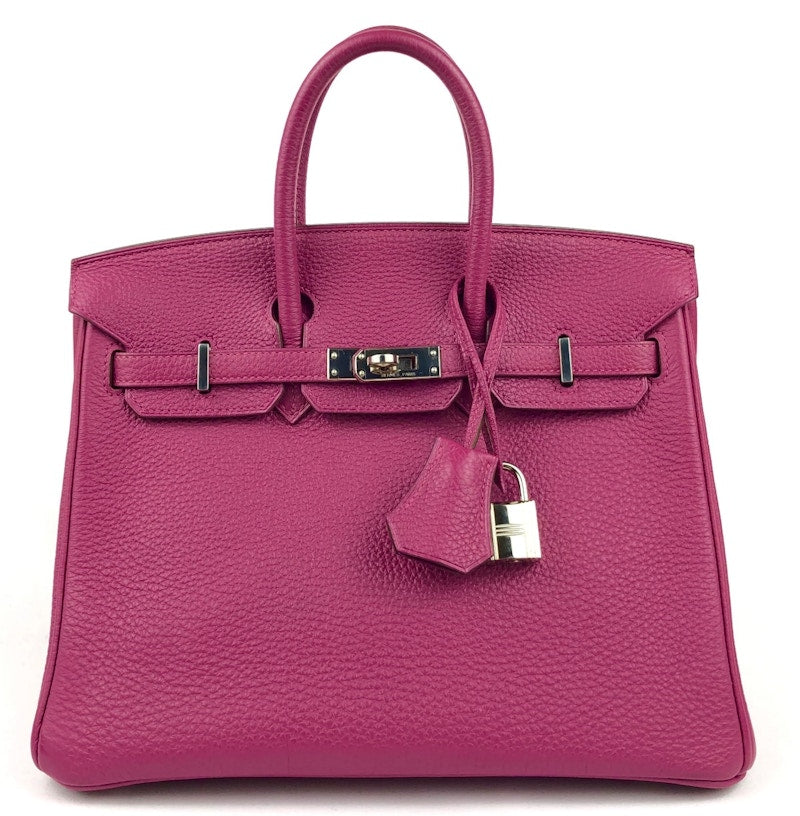 Hermes Birkin Togo Palladium 25 Tosca