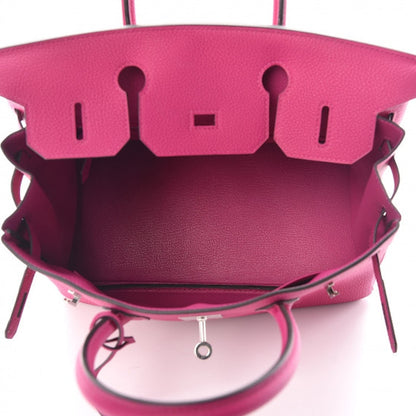 Hermes Birkin Togo Palladium 30 Rose Pourpre