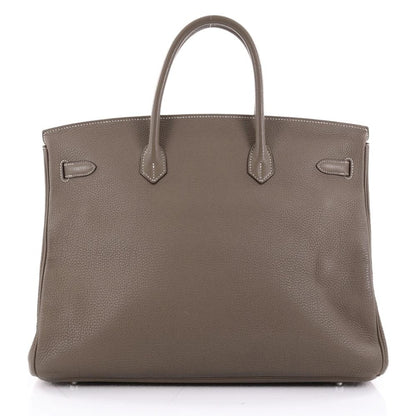 Hermes Birkin Togo Palladium 40 Etoupe