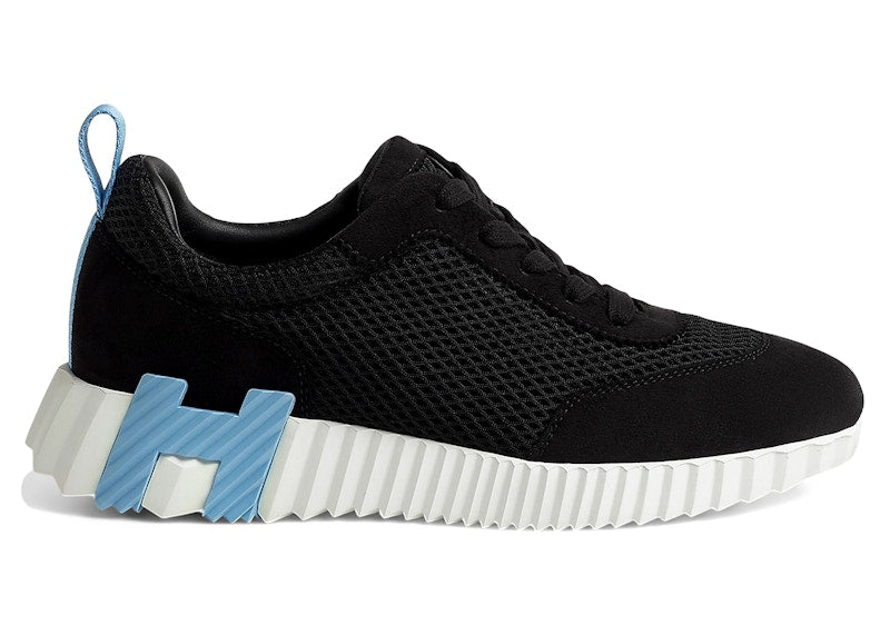 Hermes Bouncing Sneaker Black White Blue