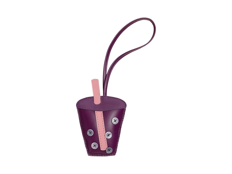 Hermes Bubble Tea Bag Charm Multi