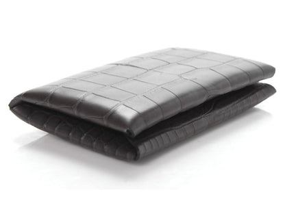 Hermes Card Case Matte Alligator Calvi Graphite