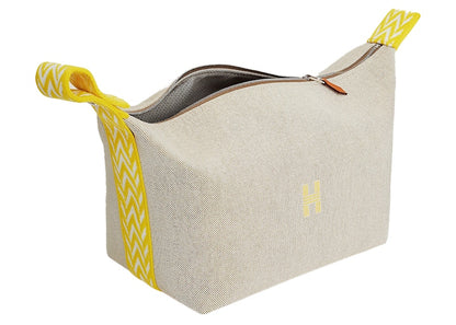 Hermes Case Bride-a-Brac Large Jaune Citron