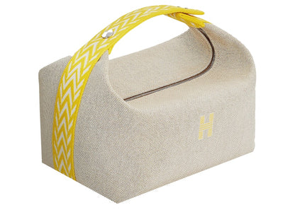 Hermes Case Bride-a-Brac Large Jaune Citron