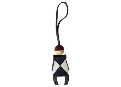 Hermes Charm Jockey Rouge Sellier/Noir/Mushroom/Fauve/Rouge