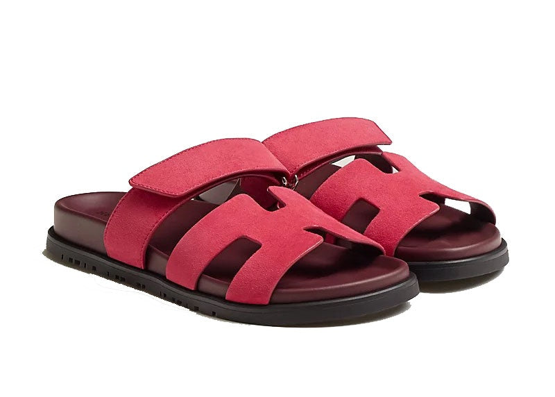Hermes Chypre Rose Framboise Suede Goatskin (Women's)