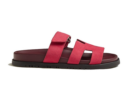 Hermes Chypre Rose Framboise Suede Goatskin (Women's)