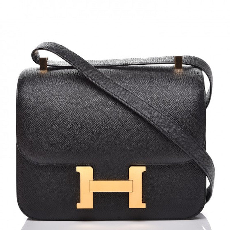 Hermes Constance Epsom 24 Noir