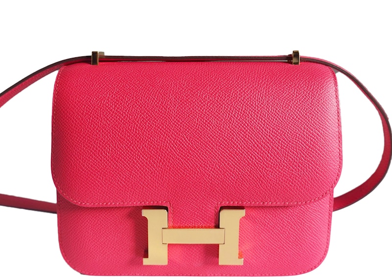 Hermes Constance III Epsom Mini 18 Rose Extreme