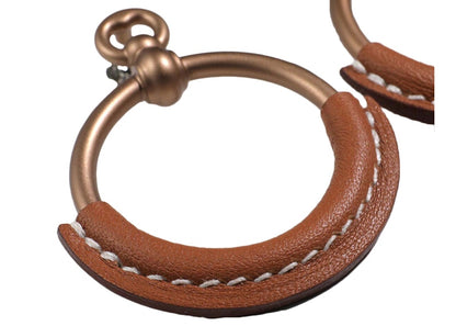 Hermes Earrings Small Model Loop Gold