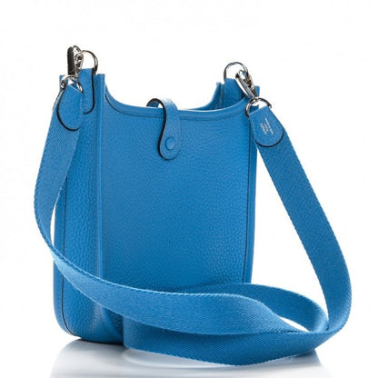 Hermes Evelyne I Taurillon Clemence TPM Blue Zanzibar