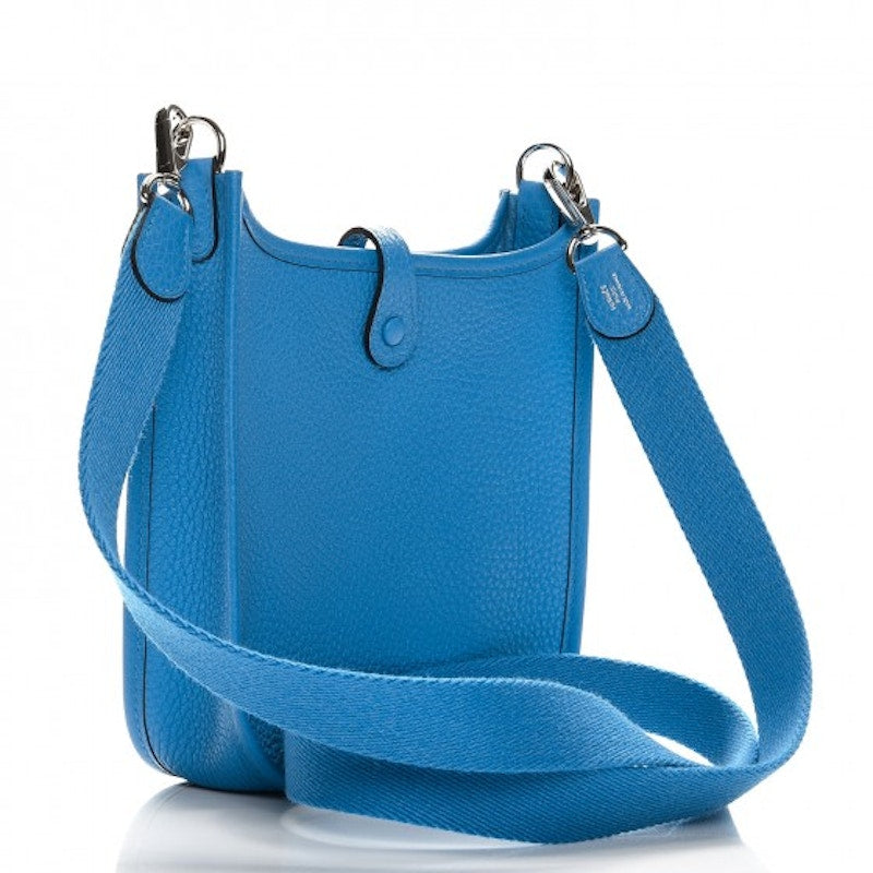 Hermes Evelyne I Taurillon Clemence TPM Blue Zanzibar