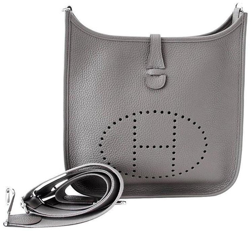 Hermes Evelyne III Taurillon Clemence PM Etain