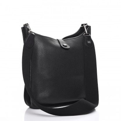 Hermes Evelyne Taurillon Clemence PM Noir