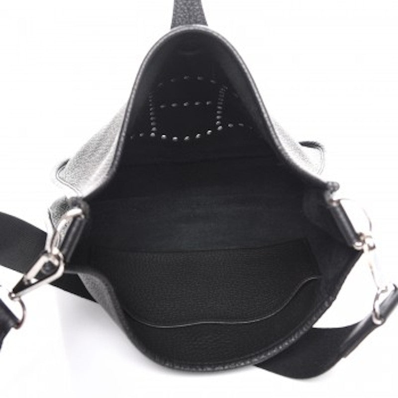 Hermes Evelyne Taurillon Clemence PM Noir