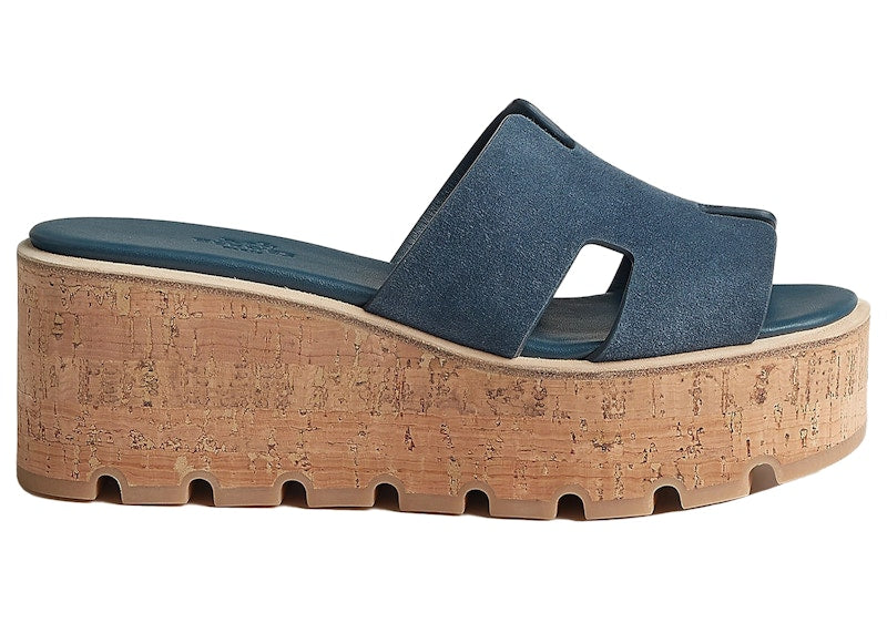 Hermes Eze 30 Sandal Bleu Celeste