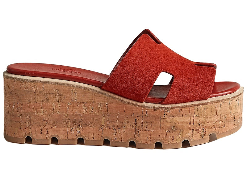 Hermes Eze 30 Sandal Orange Brulee