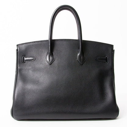 Hermes Handbag Birkin Clemence 35 Black
