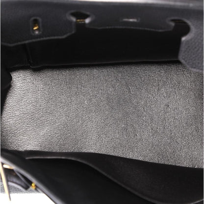 Hermes Handbag Birkin Clemence 35 Black