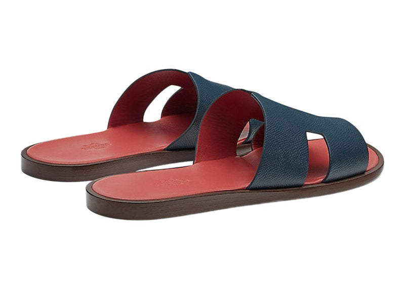 Hermes Izmir Sandal Celestial Blue Epsom Leather