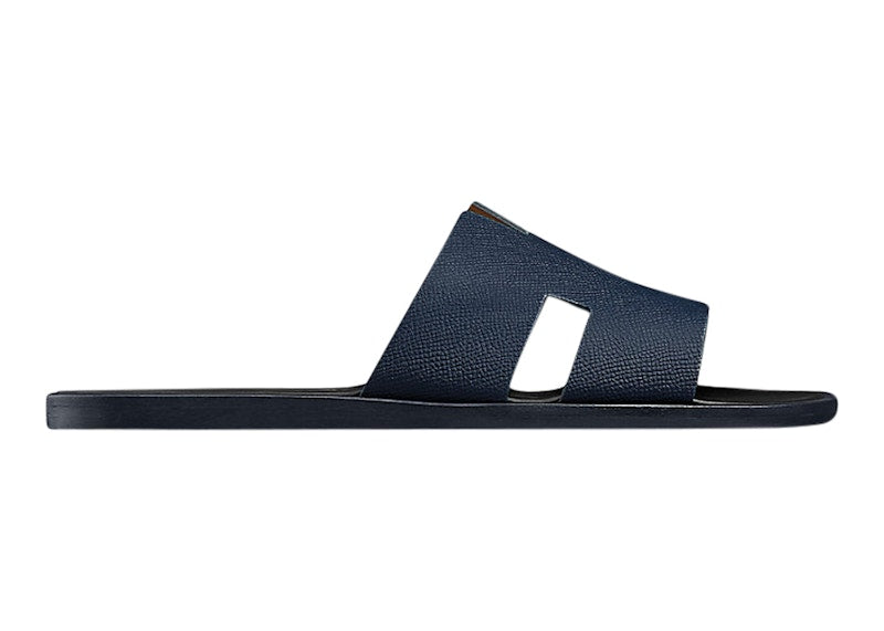 Hermes Izmir Sandal Marine Epsom Leather