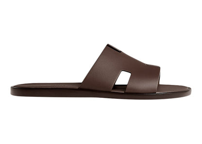 Hermes Izmir Sandal Moka Smooth Calfskin Leather