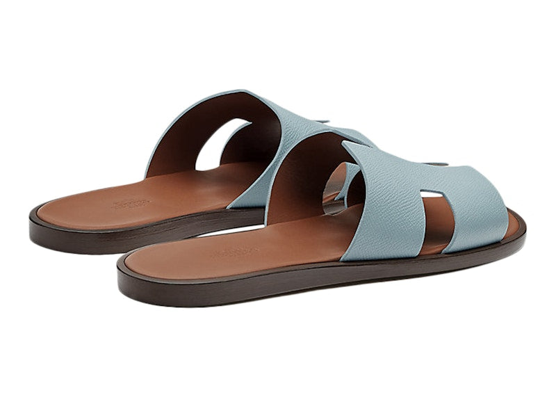 Hermes Izmir Sandal Sea Green Epsom Leather