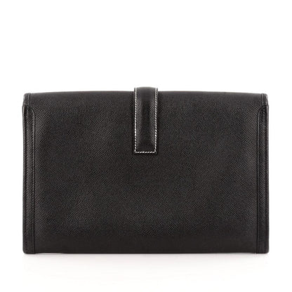 Hermes Jige Clutch Epsom PM Noir