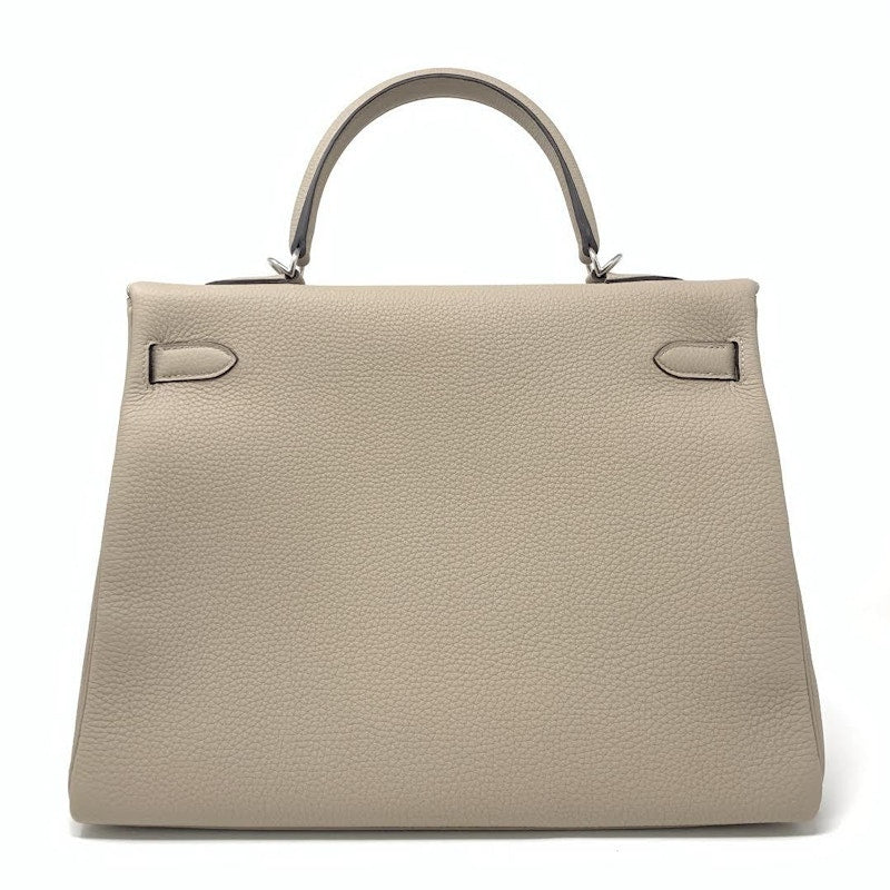 Hermes Kelly Retourne 35 Gris Tourertelle