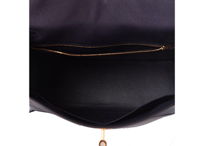 Hermes Kelly Retourne 35 Togo Bleu Nuit