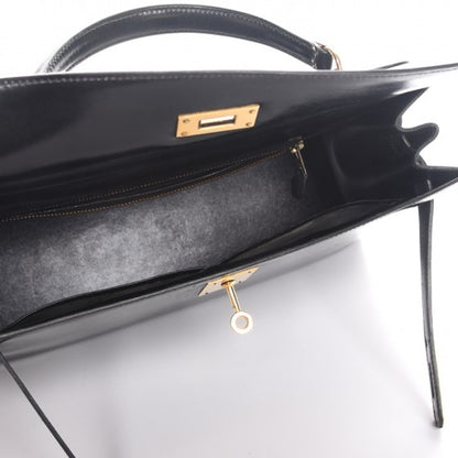 Hermes Kelly Sellier Box Calf 32 Noir