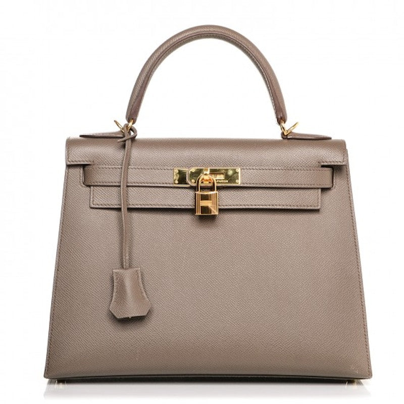 Hermes Kelly Sellier Epsom 28 Etain