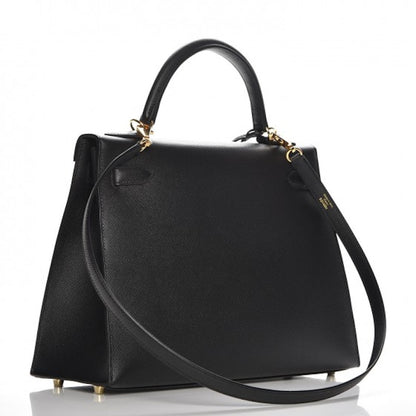 Hermes Kelly Sellier Epsom 32 Noir