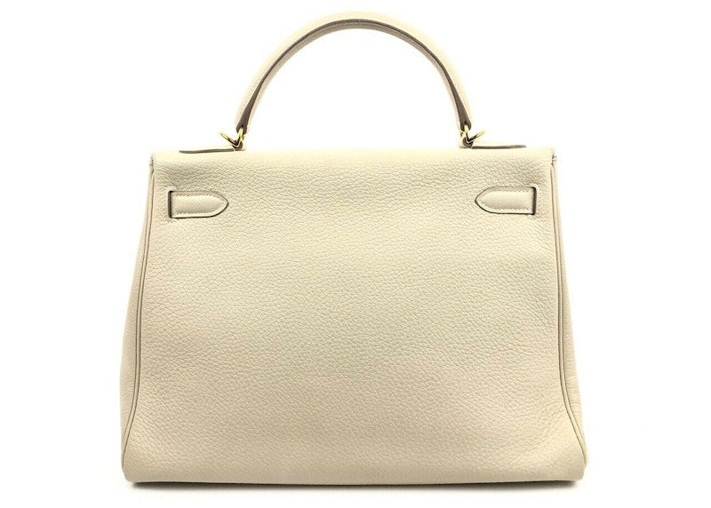 Hermes Kelly Togo Gold-tone 32 Parchemin Beige